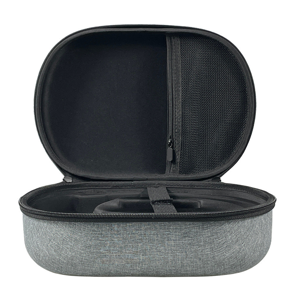 JMT-446666 Portable Hard Storage Bag for Vision Pro - Durable Cloth and EVA Protection in Gray