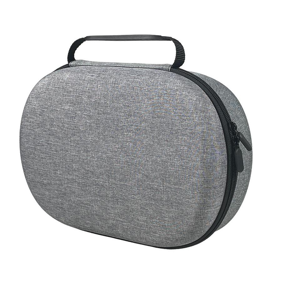 JMT-446666 Portable Hard Storage Bag for Vision Pro - Durable Cloth and EVA Protection in Gray