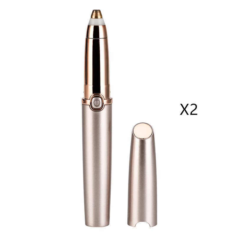 JMT-446730 Portable Electric Eyebrow Repairer with Washable Cutter Head and Stylish Design