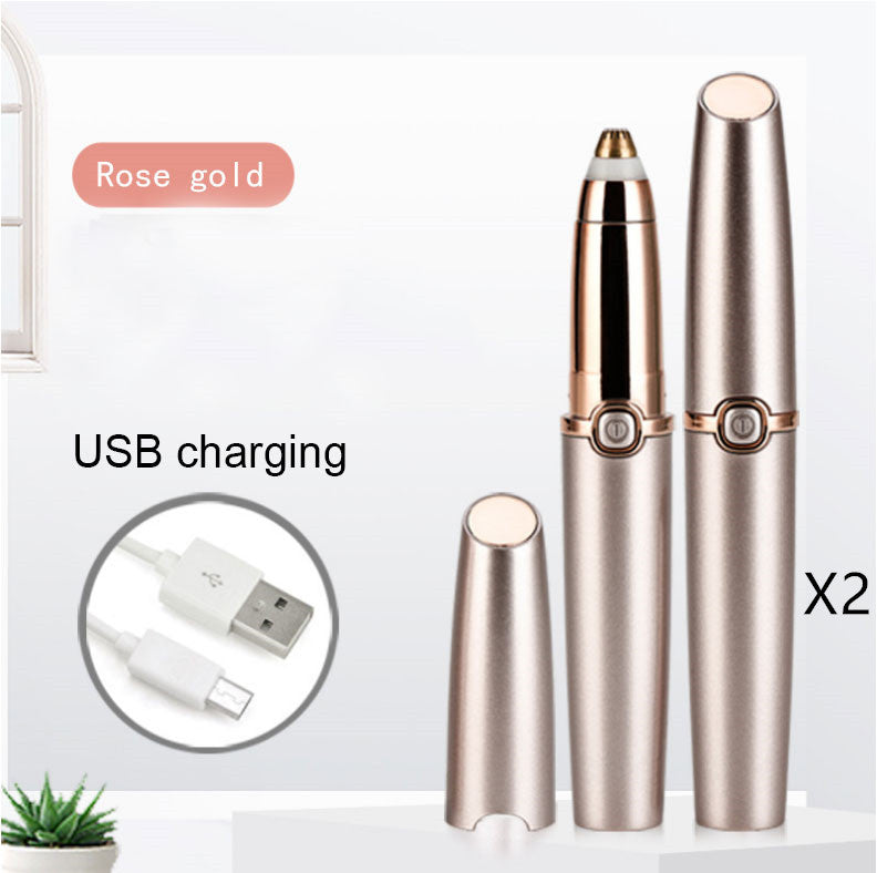 JMT-446730 Portable Electric Eyebrow Repairer with Washable Cutter Head and Stylish Design