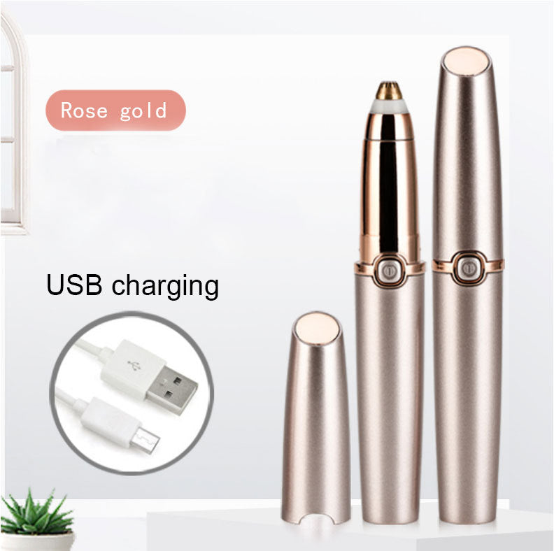 JMT-446730 Portable Electric Eyebrow Repairer with Washable Cutter Head and Stylish Design