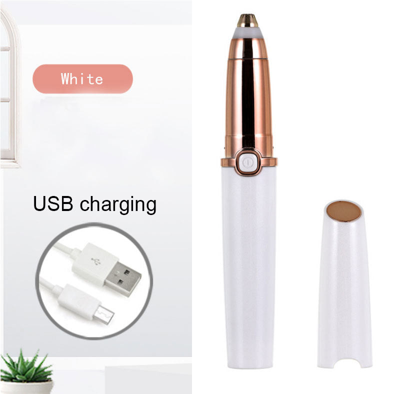 JMT-446730 Portable Electric Eyebrow Repairer with Washable Cutter Head and Stylish Design