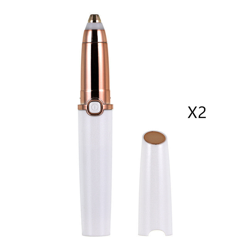 JMT-446730 Portable Electric Eyebrow Repairer with Washable Cutter Head and Stylish Design