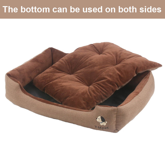 JMT-446794 Autumn and Winter Pet Mat in Multiple Colors and Sizes – Cozy Flax and Baby Velvet Fabric