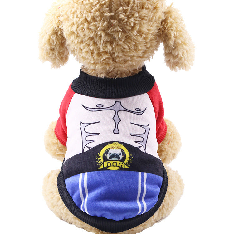 JMT-447114 Funny Halloween Pet Costumes with Adjustable Hat and Cape - Soft Cotton Material