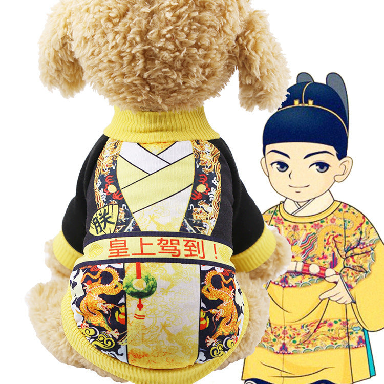 JMT-447114 Funny Halloween Pet Costumes with Adjustable Hat and Cape - Soft Cotton Material