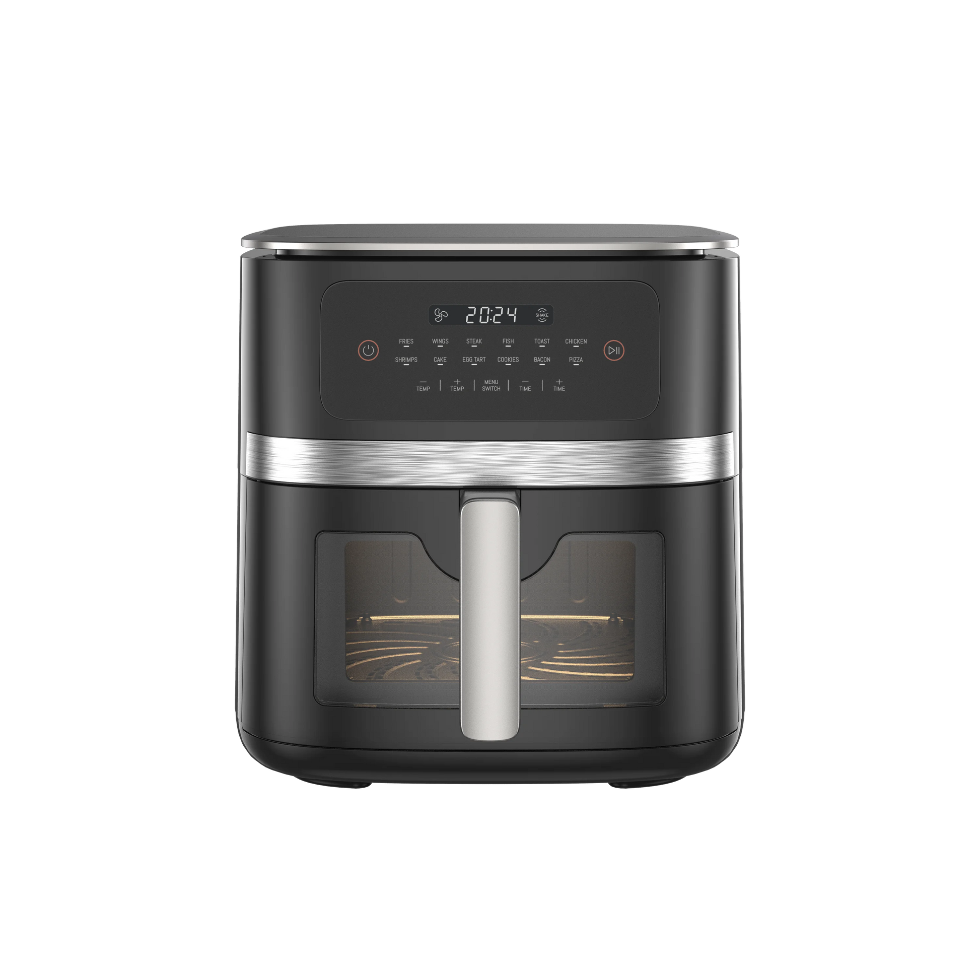 JMT-447242 7L Electric Wood Pellet Smoke Air Fryer with 360 Cooking Technology