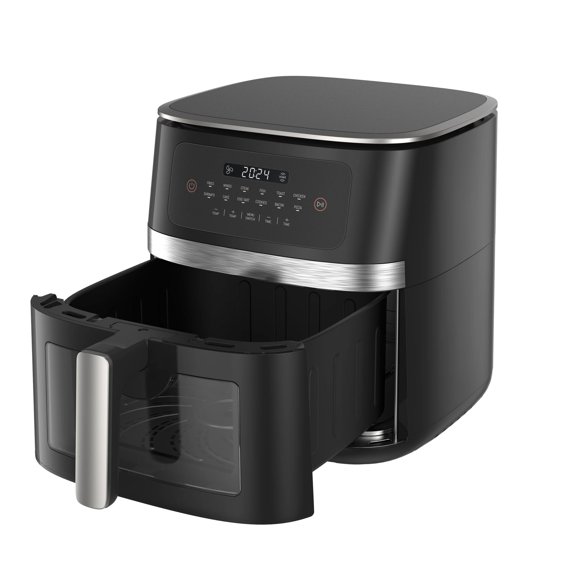 JMT-447242 7L Electric Wood Pellet Smoke Air Fryer with 360 Cooking Technology