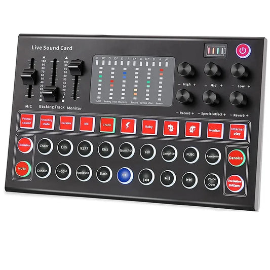 JMT-447306 M9 Studio Audio Interface for Recording, Karaoke, and Live Broadcasting