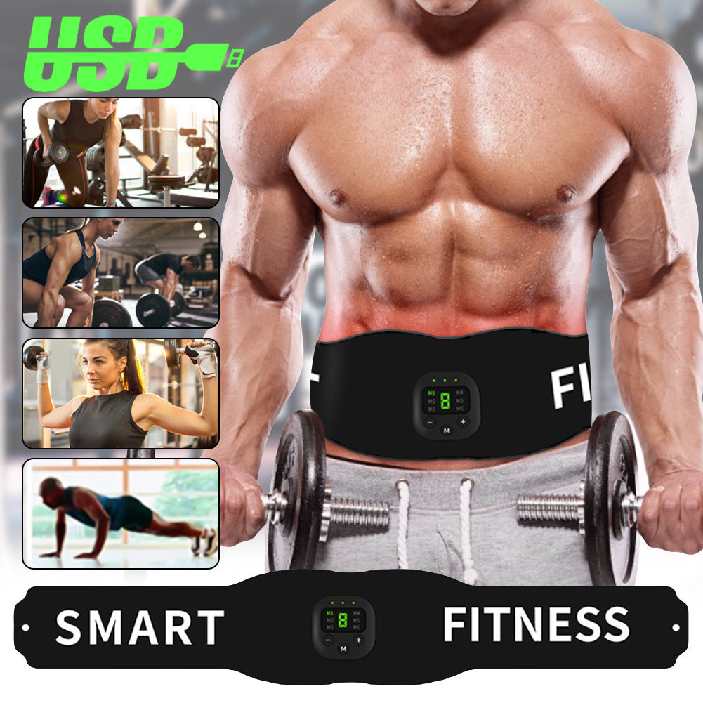 JMT-447562 Home Training Abdominal Muscle Fitness Equipment with Adjustable Belt and Stickers for Effective Workouts