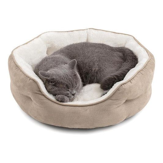 JMT-447946 Soft Round Pet Bed Mat for Dogs and Cats - Cozy Nesting Blanket, Multiple Sizes Available