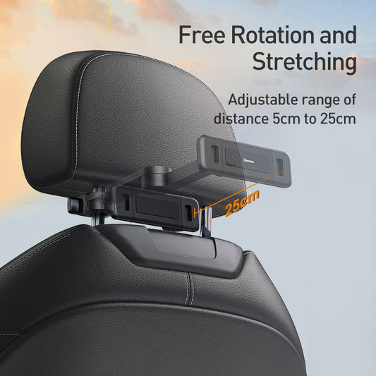 JMT-448650 Backseat Cell Phone Stand Bracket for Vehicles - Black