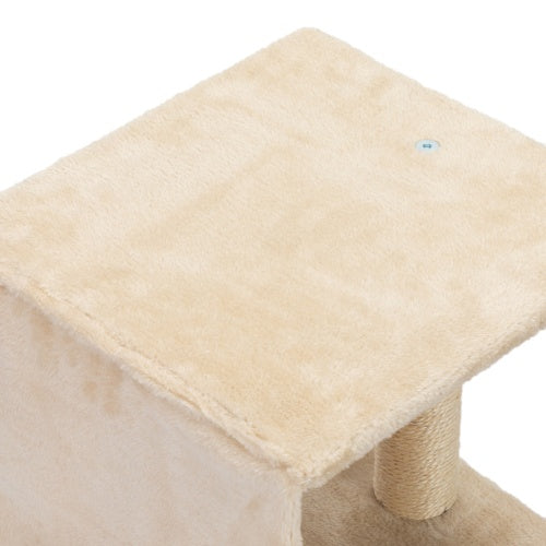 JMT-448650 Wall-Mounted Indoor Cat Tree Furniture Set with Scratch Board and Perches – 5 Pieces