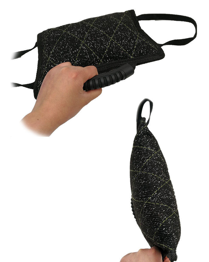 JMT-448778 Durable Dog Biting Pillow made of Coarse Hemp with Thick Double-Layer Nylon Webbing