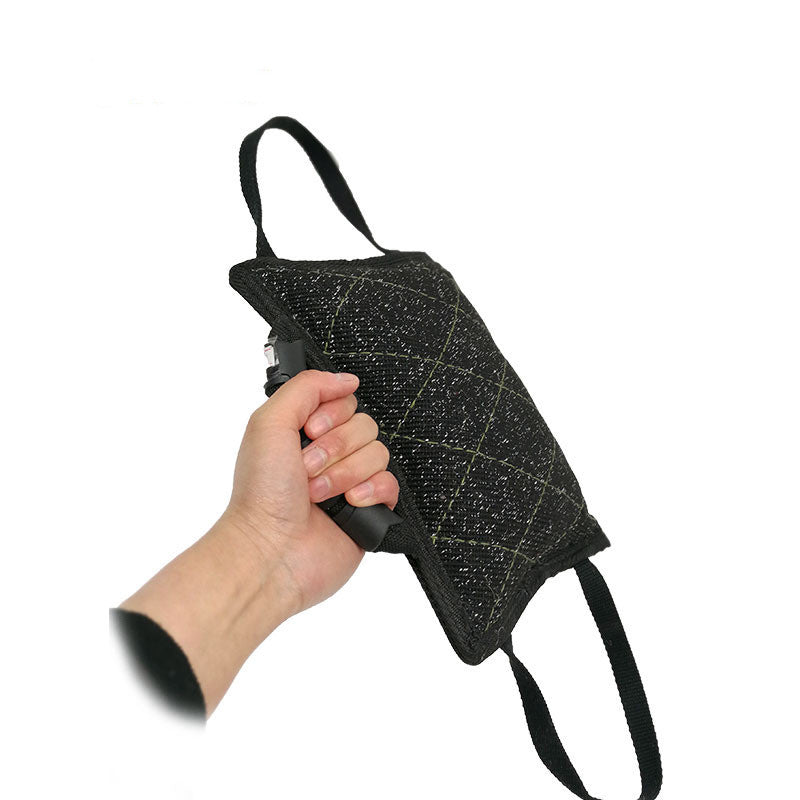 JMT-448778 Durable Dog Biting Pillow made of Coarse Hemp with Thick Double-Layer Nylon Webbing
