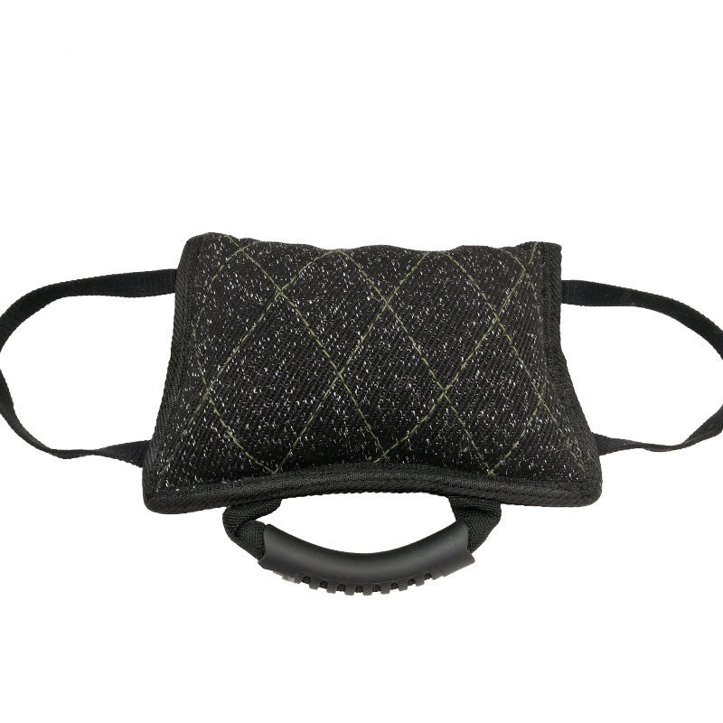 JMT-448778 Durable Dog Biting Pillow made of Coarse Hemp with Thick Double-Layer Nylon Webbing