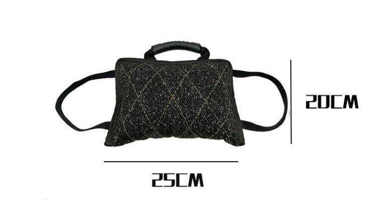 JMT-448778 Durable Dog Biting Pillow made of Coarse Hemp with Thick Double-Layer Nylon Webbing