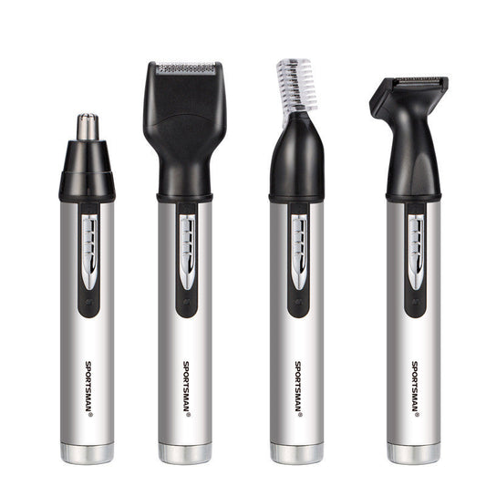 JMT-448778 Men's Electric Nose Hair Trimmer with USB Charging, Multi-Functional Grooming Kit for Eyebrow, Sideburns, and Nose Hair