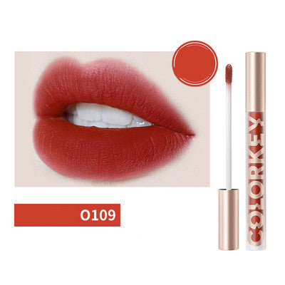JMT-448906 Airy Lightweight Matte Lip Glaze in Apricot Peach - Smooth Color Lock Formula