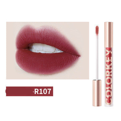 JMT-448906 Airy Lightweight Matte Lip Glaze in Apricot Peach - Smooth Color Lock Formula