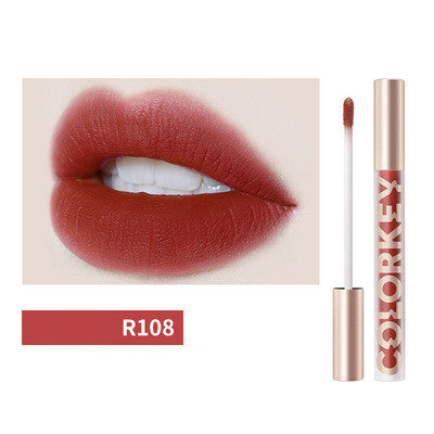 JMT-448906 Airy Lightweight Matte Lip Glaze in Apricot Peach - Smooth Color Lock Formula