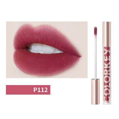 JMT-448906 Airy Lightweight Matte Lip Glaze in Apricot Peach - Smooth Color Lock Formula