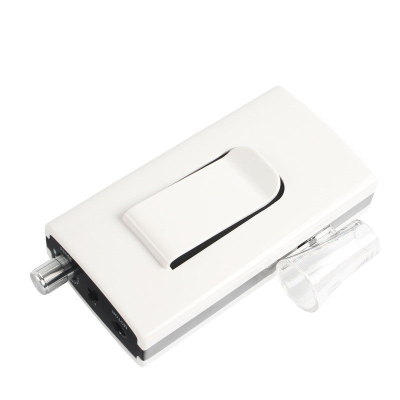 JMT-449098 Rechargeable Electric Nail Polisher US805 - Nail Surface Grinding & Trimming Tool Set in Elegant White