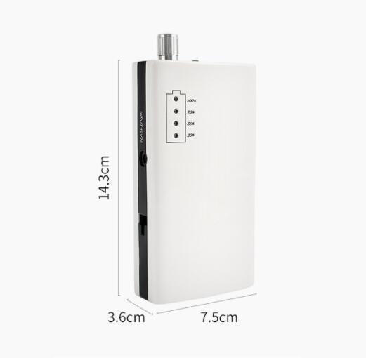 JMT-449098 Rechargeable Electric Nail Polisher US805 - Nail Surface Grinding & Trimming Tool Set in Elegant White