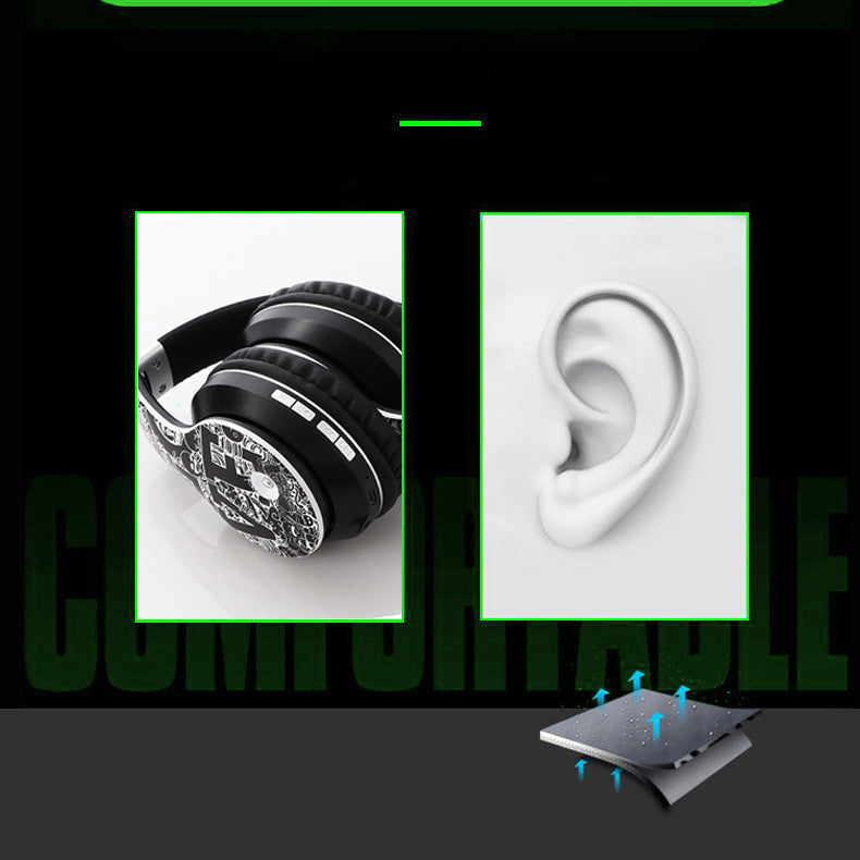 JMT-449290 Wireless Bluetooth Headset with Heavy Bass for Music and Sports, 10 Hour Battery Life, 40mm Speakers