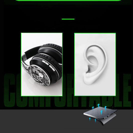 JMT-449290 Wireless Bluetooth Headset with Heavy Bass for Music and Sports, 10 Hour Battery Life, 40mm Speakers