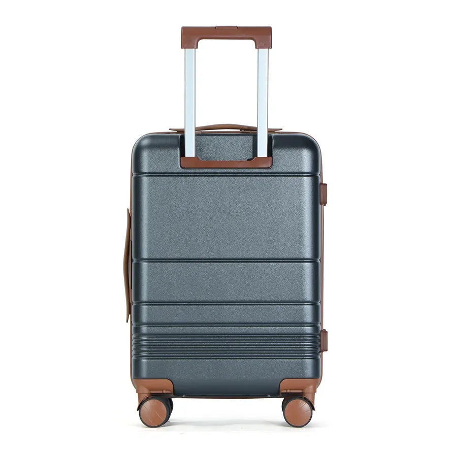 JMT-449354 Lightweight PC Travel Trolley with Custom Spinner Wheels and Laptop Compartment
