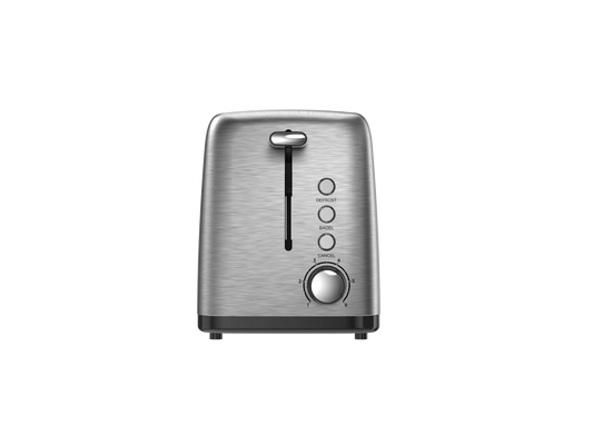 JMT-449738 Stainless Steel 2-Slice Automatic Pop-up Toaster for Home Kitchen Use