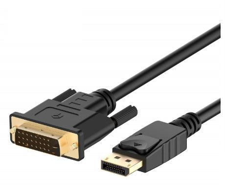JMT-450122 DisplayPort to DVI Adapter Cable 1.8m, Copper Connecting Line for Computer Monitor