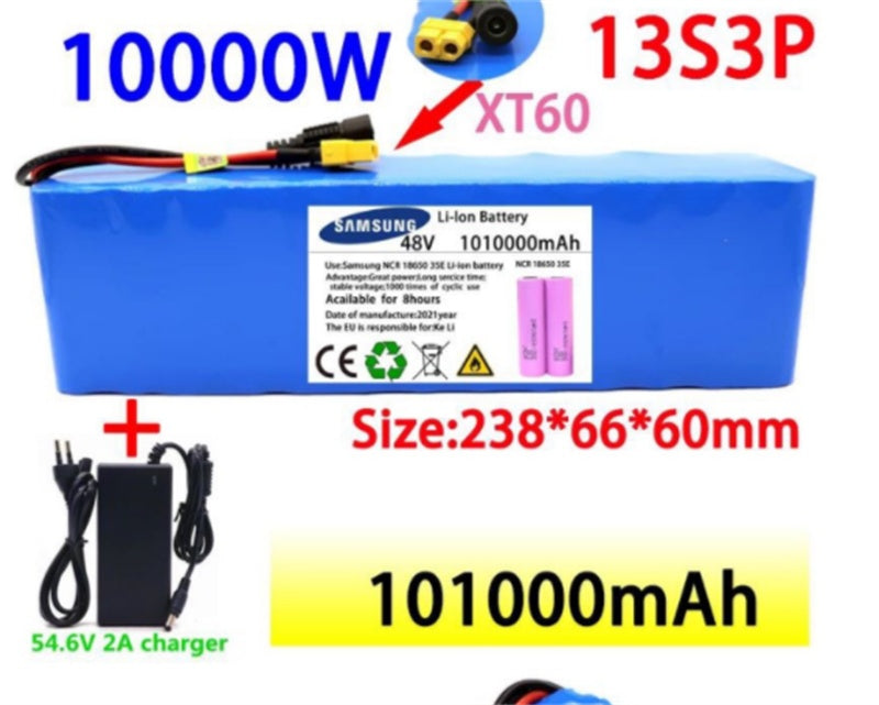 JMT-450122 Lithium-Ion 13S3P Rechargeable Battery for Remote Control Electric Vehicles