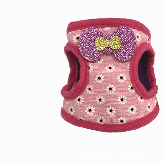 JMT-450122 Vest-Style Chest Strap for Small Pets - Ideal for Rabbits and Guinea Pigs