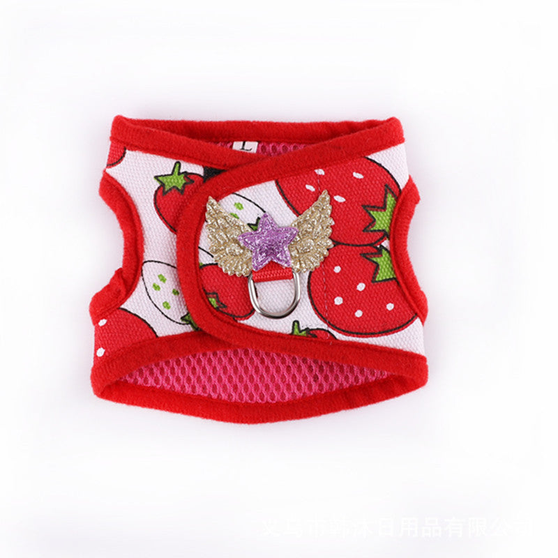 JMT-450122 Vest-Style Chest Strap for Small Pets - Ideal for Rabbits and Guinea Pigs