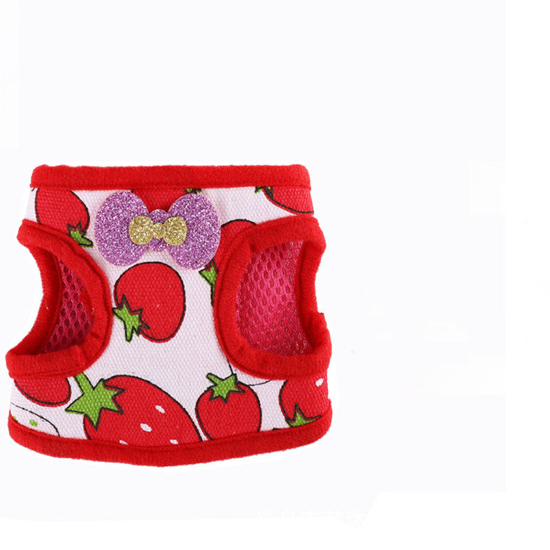 JMT-450122 Vest-Style Chest Strap for Small Pets - Ideal for Rabbits and Guinea Pigs