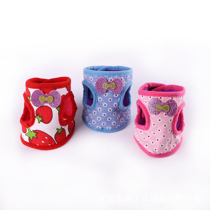 JMT-450122 Vest-Style Chest Strap for Small Pets - Ideal for Rabbits and Guinea Pigs