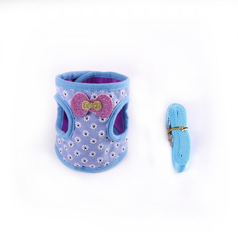 JMT-450122 Vest-Style Chest Strap for Small Pets - Ideal for Rabbits and Guinea Pigs