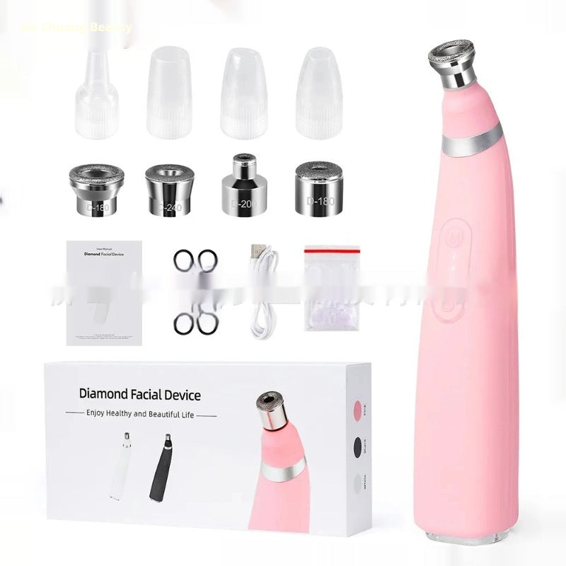 JMT-450186 Portable Rechargeable Handheld Exfoliating Skinning Machine with Diamond Tips and Negative Pressure Function