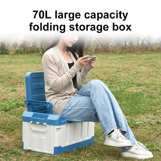 JMT-450570 Multifunctional Portable Folding Plastic Storage Box for Car Trunk Organisation