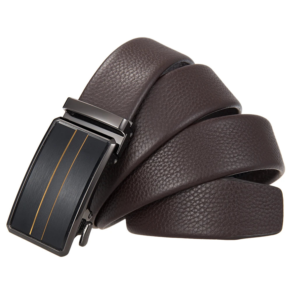 JMT-450698 Men's Automatic Buckle Belt - Adjustable Stylish Strap for Everyday Wear