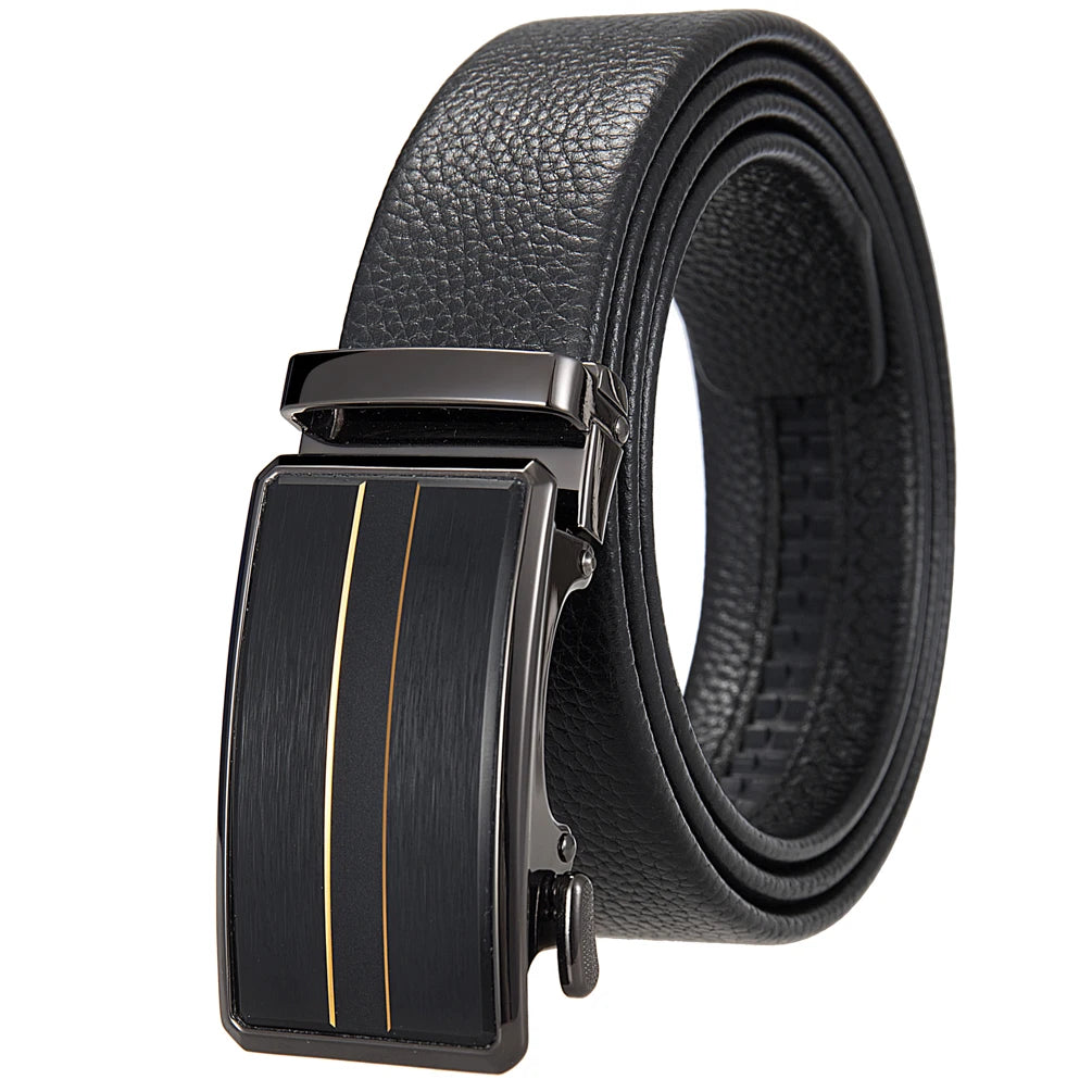 JMT-450698 Men's Automatic Buckle Belt - Adjustable Stylish Strap for Everyday Wear