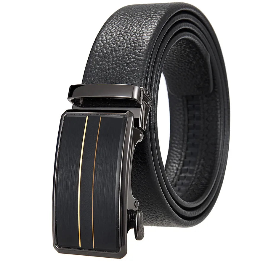 JMT-450698 Men's Automatic Buckle Belt - Adjustable Stylish Strap for Everyday Wear