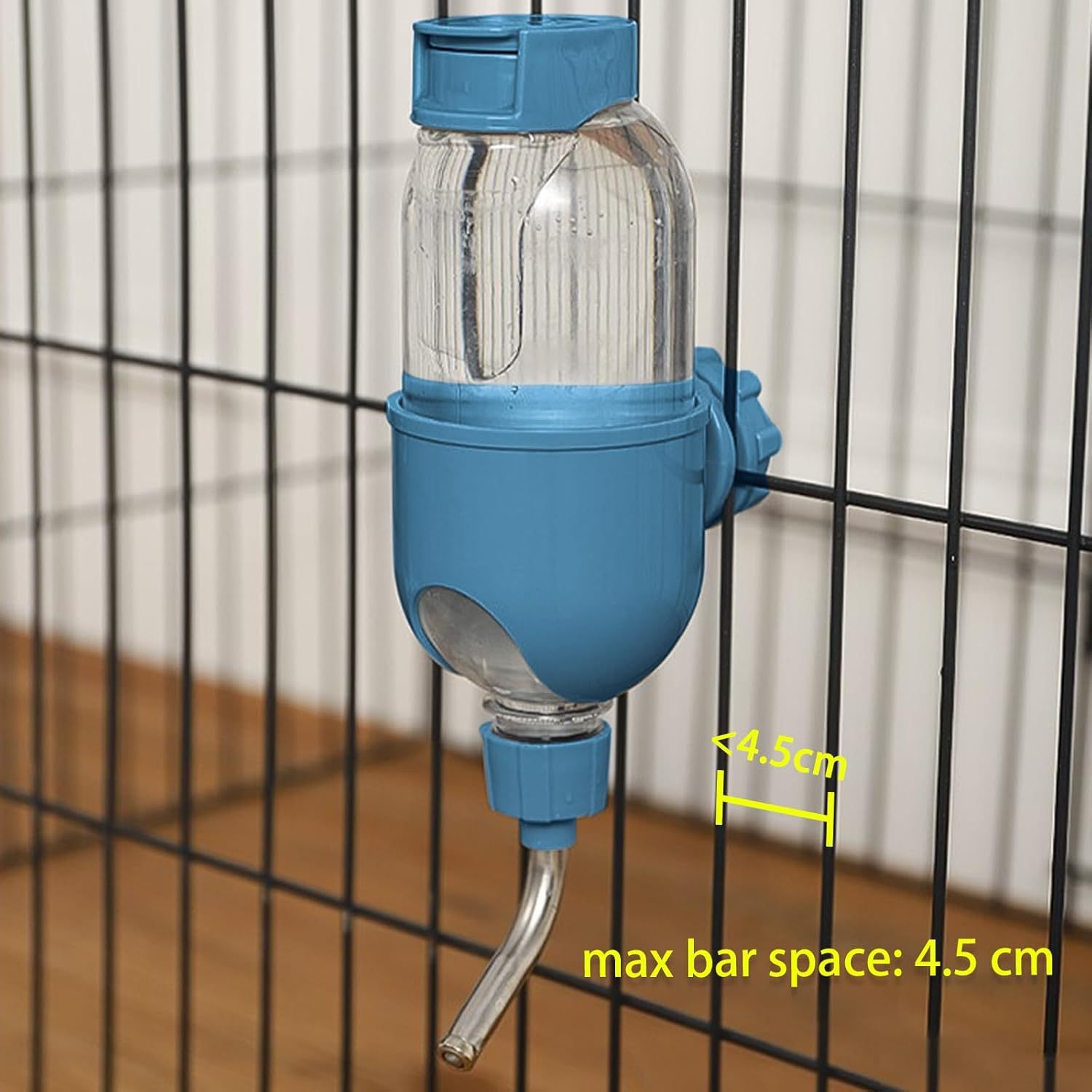 JMT-450762 Pet Water Bottle for Small Animals - 360° Rotatable Nozzle, Easy Refill, Leak-Proof Design for Rabbits, Guinea Pigs, Chinchillas, and More