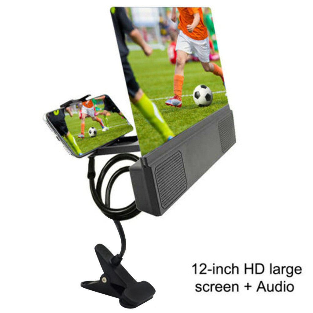 JMT-450954 Mobile Phone Screen Amplifier with Audio Support and Adjustable Stand