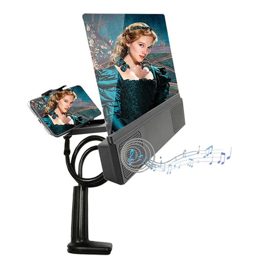 JMT-450954 Mobile Phone Screen Amplifier with Audio Support and Adjustable Stand