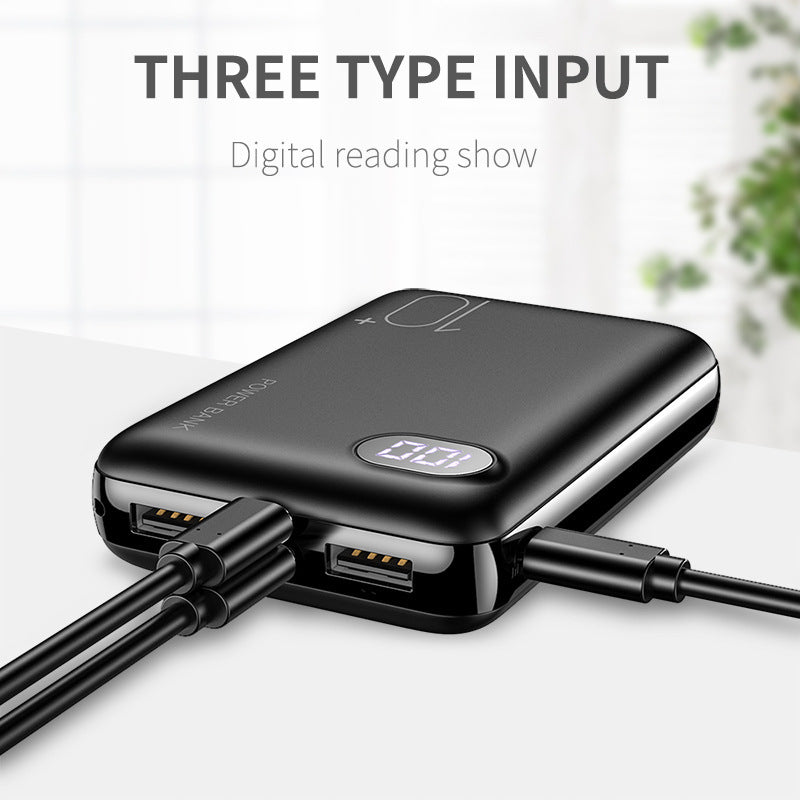 JMT-451274 10000mAh Dual USB Power Bank with Digital Display