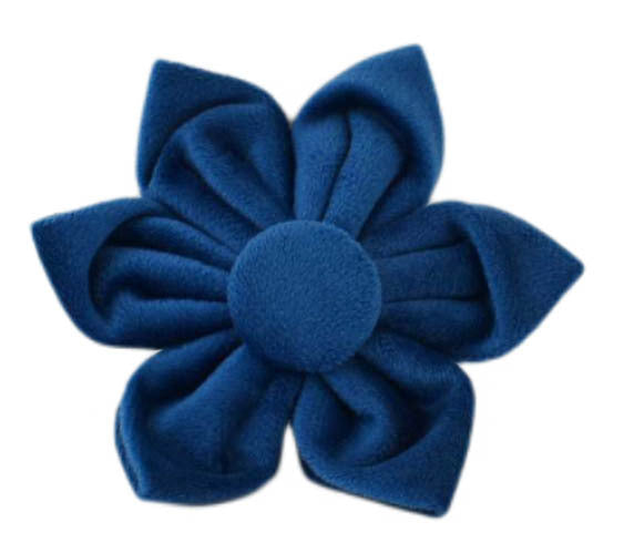 JMT-451274 Velvet Fabric Adjustable Dog Collar with Leash, Bow, Flower, Vest, and Poop Bag Set