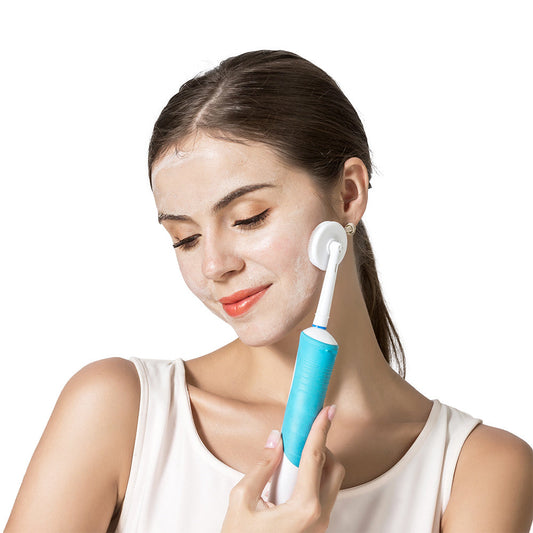 JMT-451338 Oule Electric Toothbrush Compatible Silica Gel Facial Cleanser - Gentle All-Purpose Face Wash